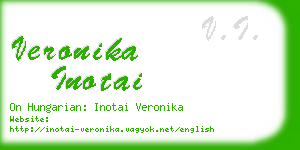 veronika inotai business card